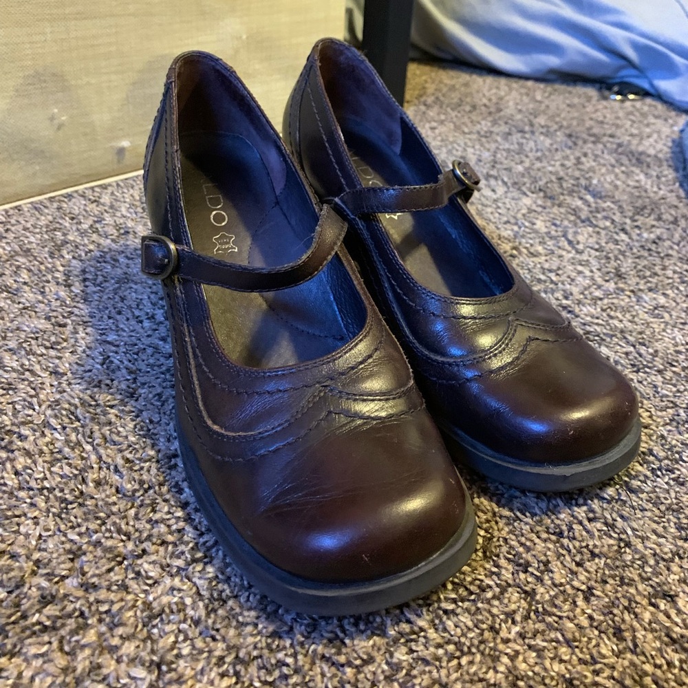 Brown Mary Jane’s- ALDO 37
